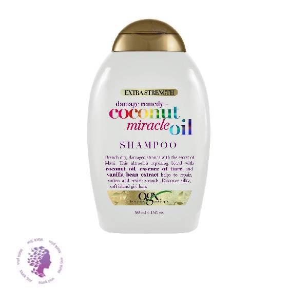 شامپو نارگیل نرم کننده موهای ضخیم  Coconut Miracle حجم 385 میلی لیتر