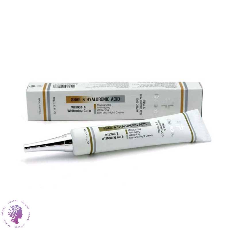 کرم دورچشم آبرسان حلزون مدل Snail & Hyaluronic acid حجم 40گرم