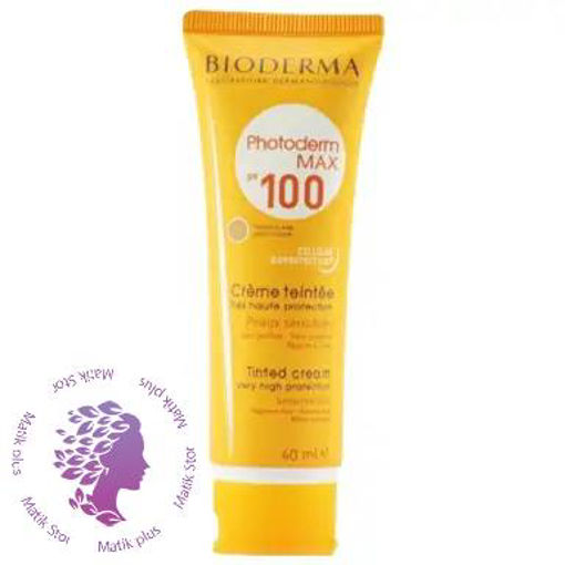 کرم ضد آفتاب بایودرما سری Photoderm مدل Spot با SPF 100 مدل golden colour