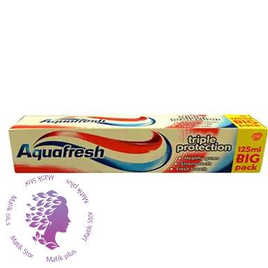 خمیر دندان آکوا فرش (Aquafresh) مدل Triple Protection حجم 125 میلی لیتر