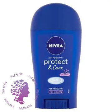 استیک ضد تعریق زنانه نیوآ (Nivea) مدل Protect & Care Antiperspirant حجم 40 میلی‌ لیتر