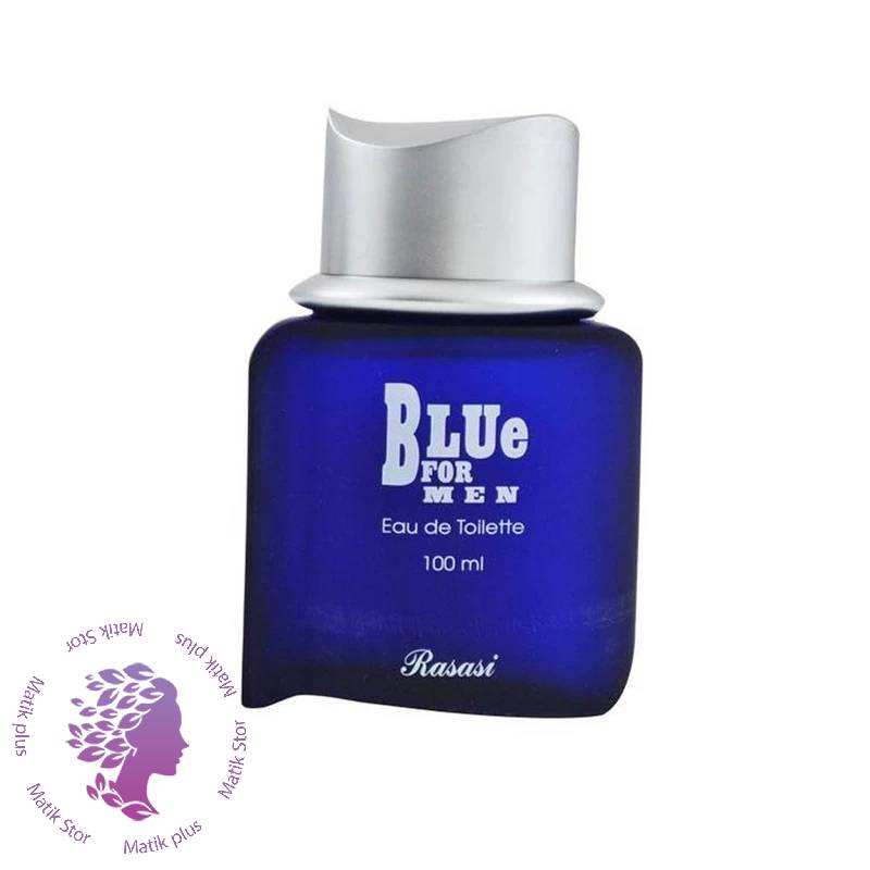 ادو تویلت مردانه رساسی مدل Blue for man حجم 100 میلی لیتر