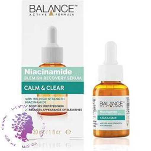 سرم ضد جوش و ضد لک  نیاسینامید اصل ا  Niacinamide Blemish Recovery Serum calm and clear 30ml