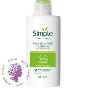 کرم آبرسان و مرطوب کننده صورت سیمپل مدل لایت 125 میل ا Simple Hydrating Light Moisturiser 125ml