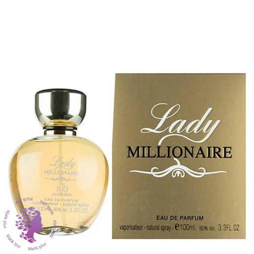 عطر ادکلن زنانه پاکو رابان لیدی میلیون ریو کالکشن مدل لیدی میلیونر (Rio Lady Millionaire) حجم 100 میل ا Rio Lady Millionaire for women - Paco Rabanne Lady Million 100 mil