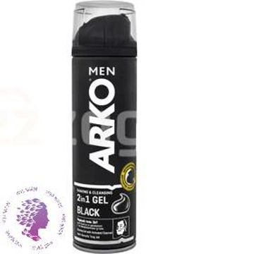 ژل اصلاح مردانه اآرکو مدل 2 در 1 Black | ARKO