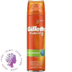 ژل اصلاح ژیلت Gillette مدل Fusion 5 اورجینال حجم ۲۰۰ میل