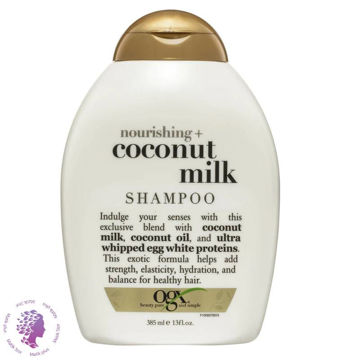 شامپو مو او جی ایکس مدل Coconut Milk حجم 385 میلی لیتر