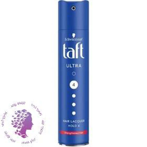 اسپری حالت دهنده و نگهدارنده مو تافت 24 ساعته فوق العاده قوی شماره 4 ا Taft holder spray ultra strong 4 ultra hair lacquer 24h 250ml