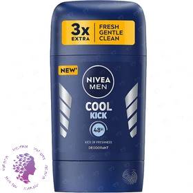 استیک ضد تعریق مردانه نیوآ مدل Cool Kick حجم 50 میلی لیتر ا Nivea Cool Kick Anti perspirant Stick For men 50ml