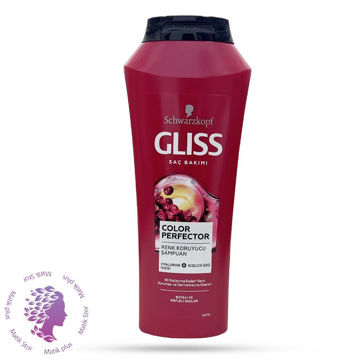 شامپو گلیس قرمز GLISS برای موهای رنگ شده Color Perfector حجم 500 میل
