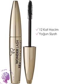 ریمل واندرلش گلدن رز مدل X12 ا Flormar Wonder Lash Mascara 12x Volume