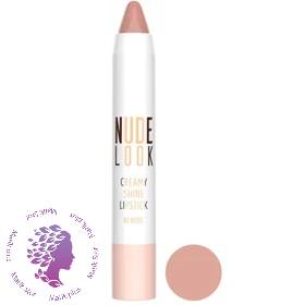 رژلب مدادی براق نود لوک گلدن رز 01 ا Golden Rose Creamy Shine Lipstick Nude Look