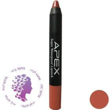 رژ لب مدادی اپکس ضد اب شماره ۳۰۴ / apex super waterproof lipstick number 304