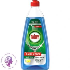 مایع جلا دهنده ماشین ظرفشویی فیری مدل لیمویی 360 میل fairy ا fairy