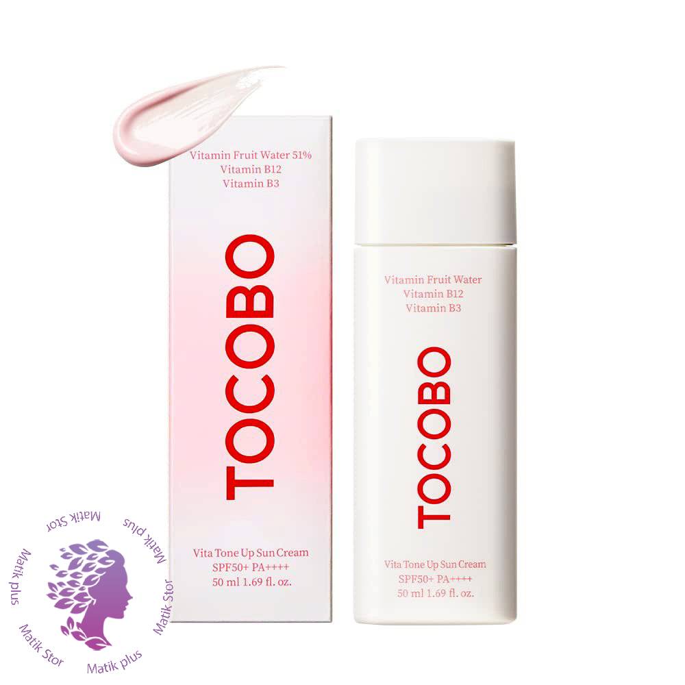 کرم ضدآفتاب ضدچروک و ویتامینه توکوبو TOCOBO مدل Vita Tone Up(SPF 50)