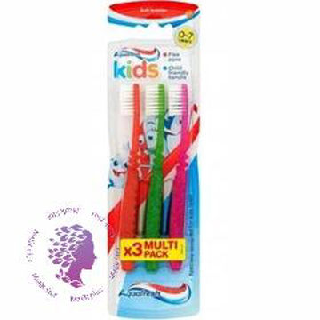 مسواک کودک Aquafresh Kids بسته 3 عددی