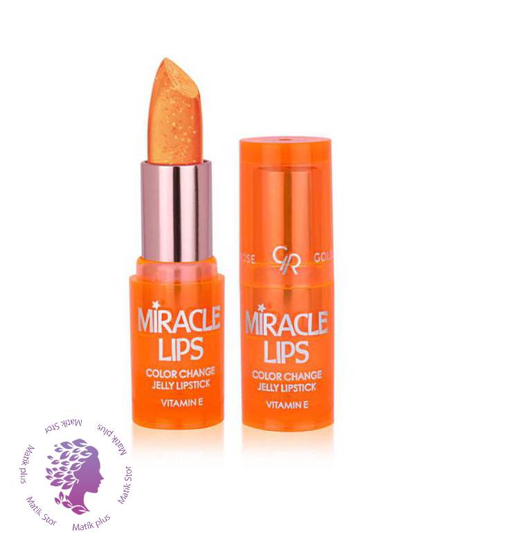 لیپ گلاس رنگی حرارتی GOLDEN ROSE