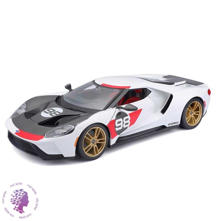 ماکت ماشین فورد Ford GT Heritage 2021 1:18 برند مایستو