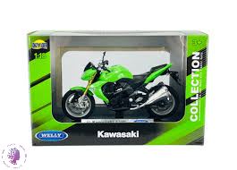 ماکت فلزی موتور کاوازاکی KAWASAKI Z1000 برند ویلی WELLY مقیاس 1.18