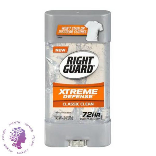 مام ژلی مردانه اکستریم کلاسیک رایت گارد Right Guard Xtreme Defense Classic Clean