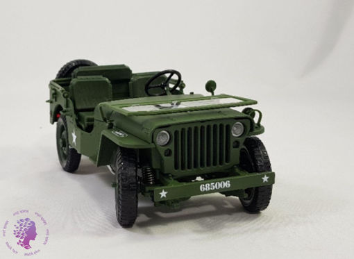 ماکت فلزی جیپ جنگی بزرگ (1:18) مدل TACTICAL JEEP BY KDW