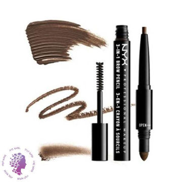 قلم ابرو ۳ در 1 Nyx Sourcils 3 In 1 Brow مشکی