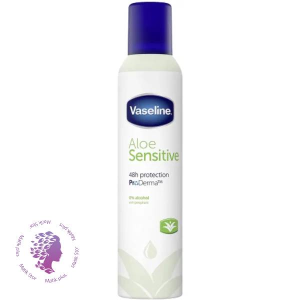 اسپری ضد تعریق وازلین بدون الکل مدل aloe sensitive