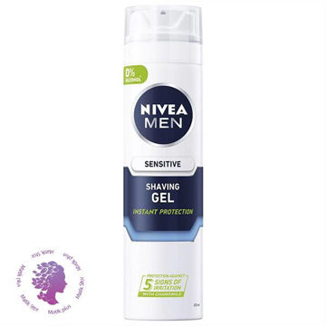 ژل اصلاح آقایان نیوآ Nivea مدل Sensitive مخصوص پوست های حساس حجم 200 میل