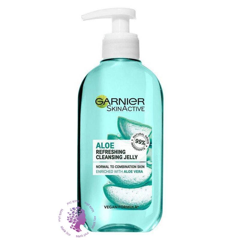 ژل شستشو صورت مدل آلوئه ورا حجم