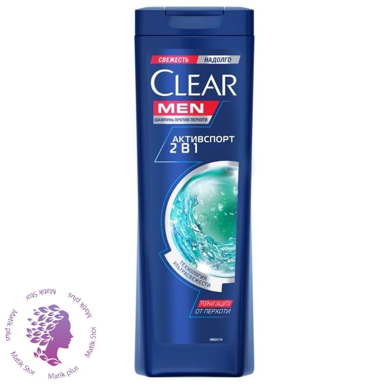 شامپو ضد شوره موی مردانه کلیر Clear مدل Cool Sport Menthol
