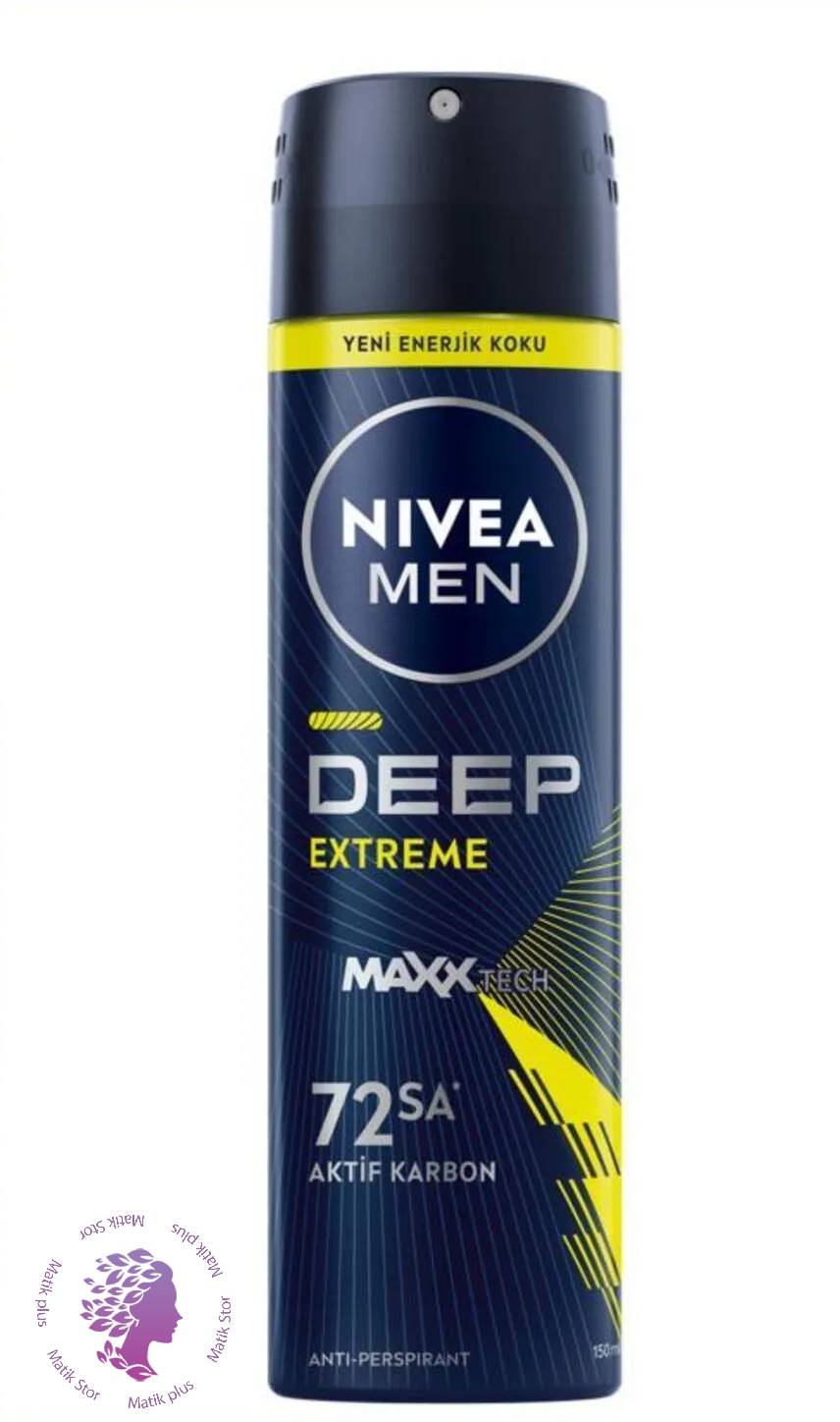 دئودورانت – رول آن اورجینال مردانه برند MEN Men’s Spray Deodorant Deep Extreme 150ml, 72 Hours Anti-perspirant Sweat Protection,