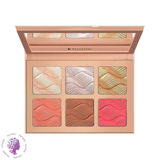 پالت رژگونه و هایلایتر مدل CBH002