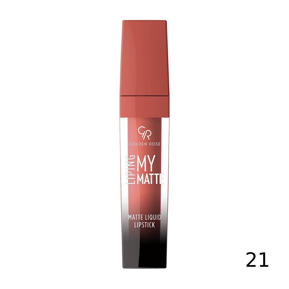 رژ لب مایع  شماره 21  مدل my matte