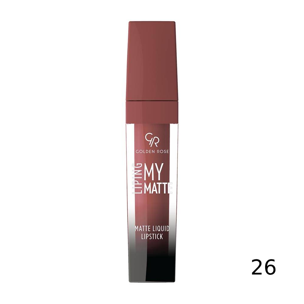 رژ لب مایع  شماره 26  مدل my matte