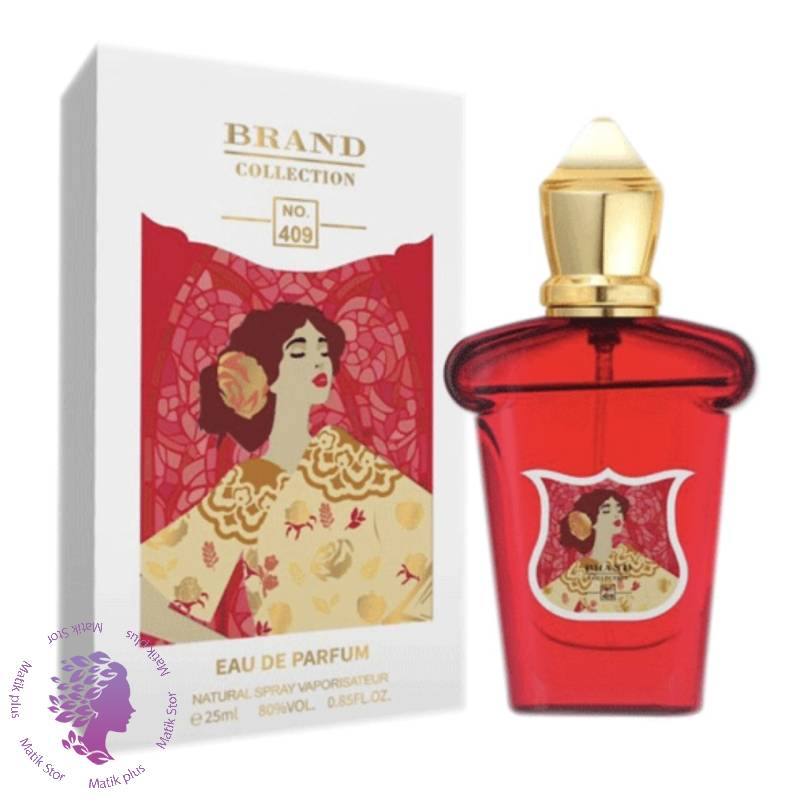 ادو پرفیوم زنانه برند کالکشن مدل بوکت ایدل کد 409 حجم ۲۵ میل