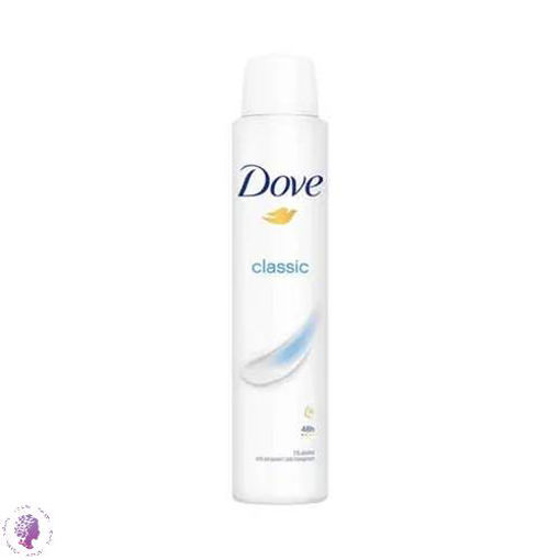 اسپري ضد تعريق زنانه 48 ساعته داو مدل classic حجم 200 ميل