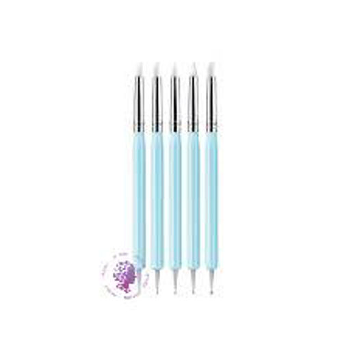 قلم دو سر داتینگ و سیلیکونی  ست 5 عددی