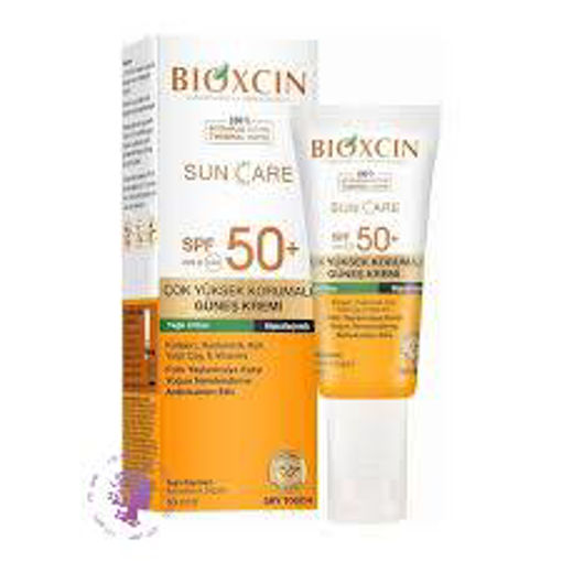 کرم ضد آفتاب بی رنگ  +SPF50 مناسب پوست چرب 50 میل