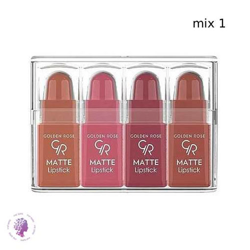 پک 4 عددی رژلب جامد مینی سری Mix1