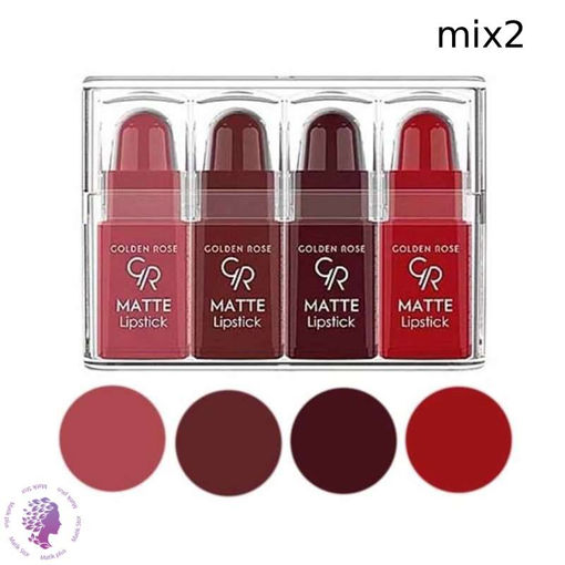 پک 4 عددی رژلب جامد مینی سری Mix2