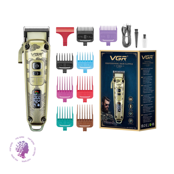 ماشین اصلاح موی سر و صورت وی جی ار مدل V-005	