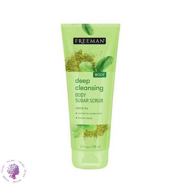 اسکراب بدن سم زدا چای سبز Deep Cleansing Body Sugar Scrub Green Tea