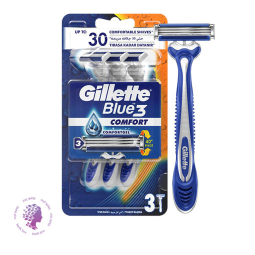 خود تراش ‏ژیلت مدل Blue 3 بسته 3 عددی