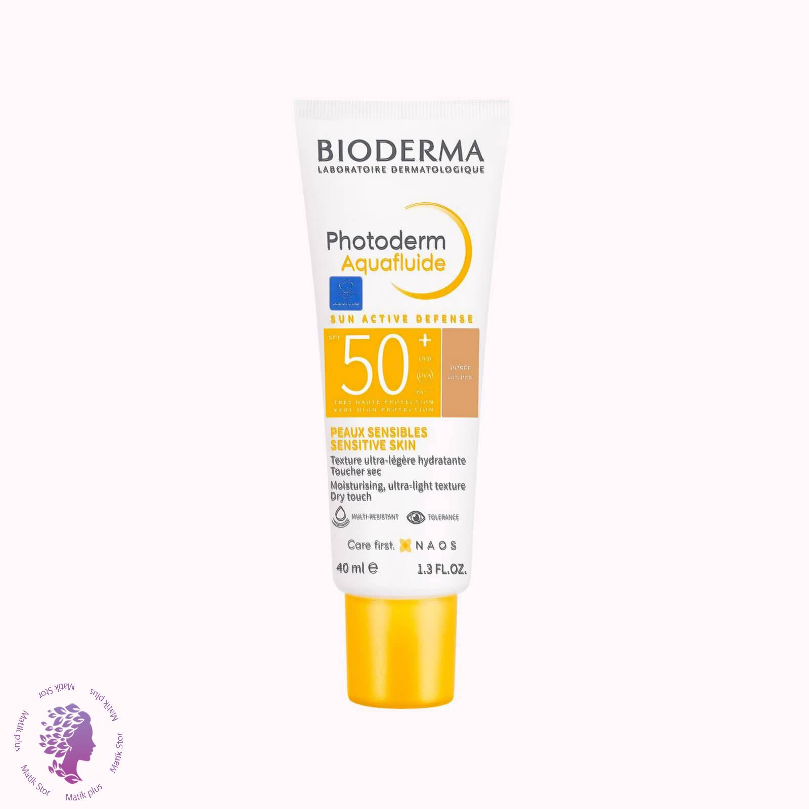 ضد آفتاب آکوافلوید فوتودرم SPF50 رنگ گلدن
