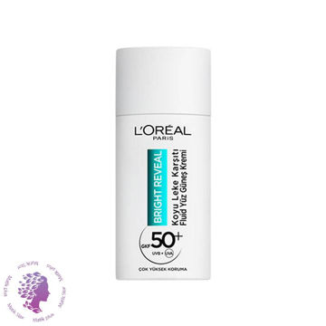 کرم ضد آفتاب مدل bright reveal حاوی نیاسینامید و ضدلک و ضدجوش حجم 50 میل