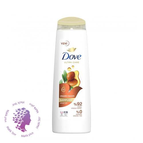 شامپو ترمیم کننده مو داو Dove Şampuan حاوی روغن آرگان و روغن های ارزشمند 400 میل