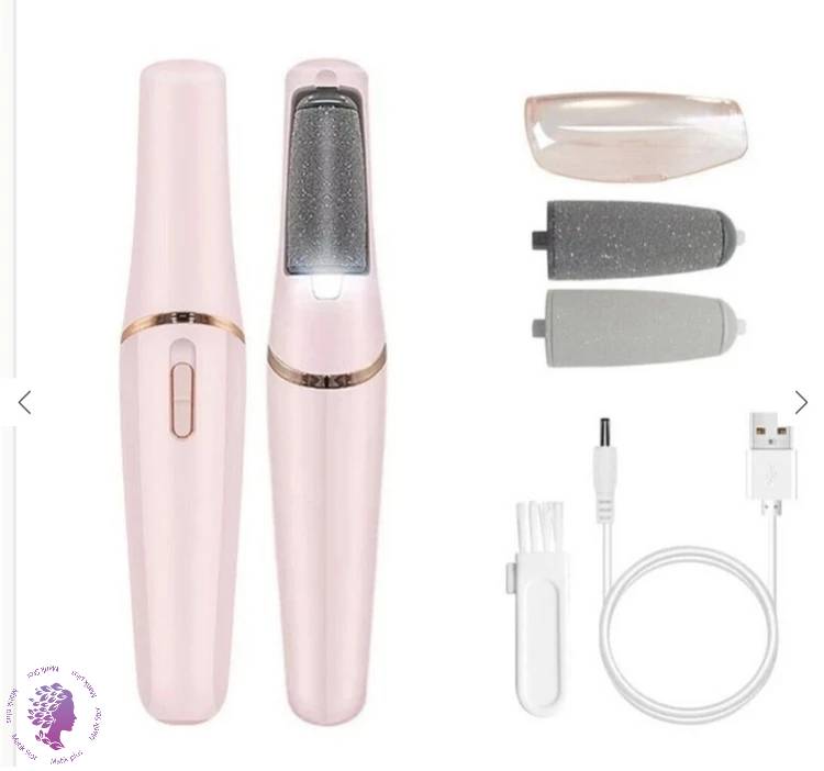 سنگ پا برقی شارژی مدل BD613 – لایه‌بردار حرفه‌ای پاشنه و کف پا