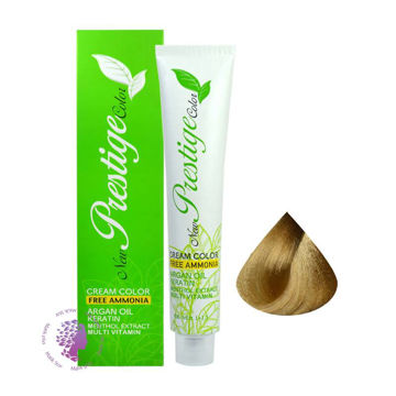 رنگ مو بدون آمونیاک نیو پرستیژ کالر شماره 10.5 حجم 100 میلی لیتر رنگ بلوند طلایی خیلی روشن