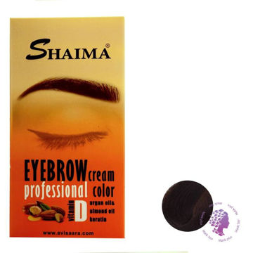 کیت رنگ ابرو شایما شماره CH5-E6.E حجم 30 میلی لیتر رنگ بلوند شکلاتی تیره
